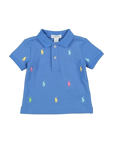 POLO RALPH LAUREN Polo Blu chiaro 100% Cotone