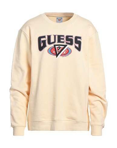 GUESS Sweatshirt Ivory 100% Cotton