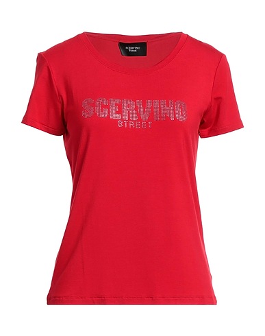 SCERVINO Camiseta Rojo 95% Viscosa, 5% Elastán