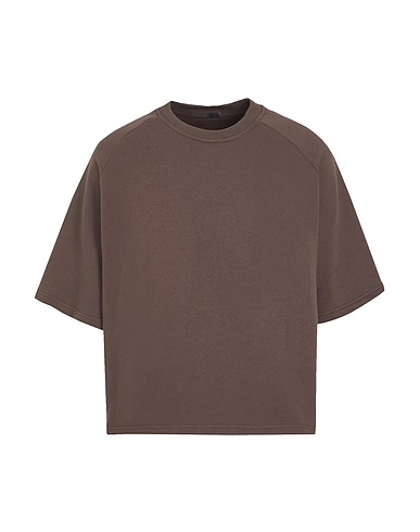 8 by YOOX Sweatshirt LA T-SWEATSHIRT Lead 100% Organic cotton