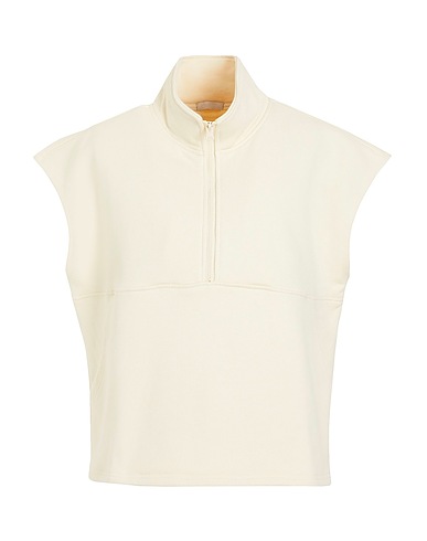 8 by YOOX Sweatshirt IL GILET Ivory 100% Organic cotton