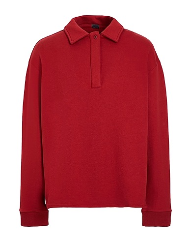 8 by YOOX Sweatshirt LA POLO Bordeaux 100% Organische Baumwolle