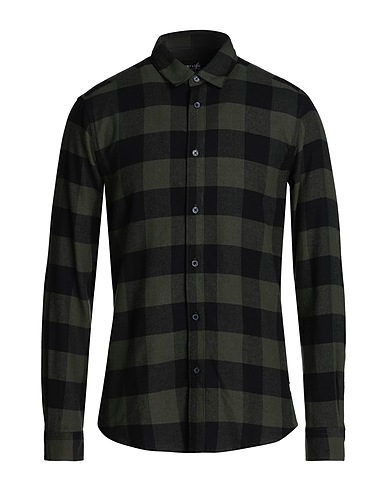 ONLY & SONS Kariertes Hemd Dunkelgrün 100% Baumwolle