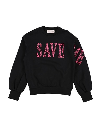 ALBERTA FERRETTI Sweatshirt JUNIOR Black 100% Cotton