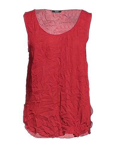 CARLA G. Top Brick red 100% Polyester