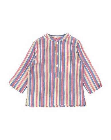 BONTON Patterned shirt Yellow 100% Cotton