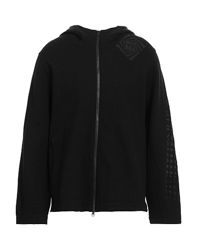 Y-3 Hooded track jacket  Black 62% Wool, 38% Polyamide