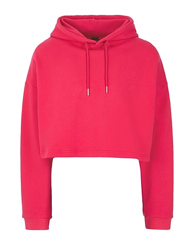 8 by YOOX Толстовка LA HOODIE Фуксия 100% Органический хлопок
