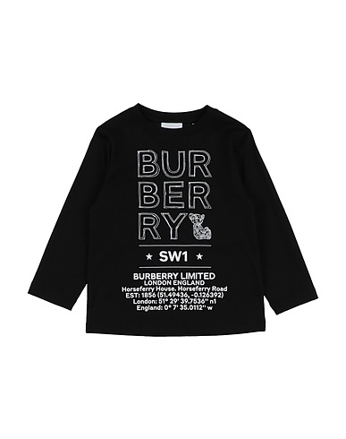 BURBERRY T-shirt Black 100% Cotton