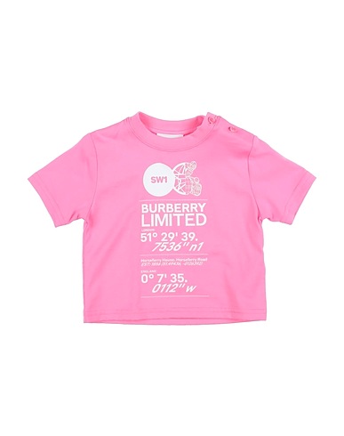 BURBERRY T-shirt Pink 100% Cotton, Elastane