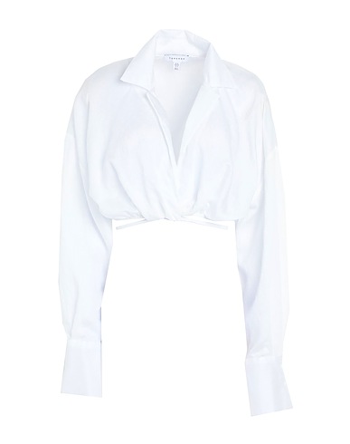 TOPSHOP Top White 82% Lyocell, 18% Polyamide