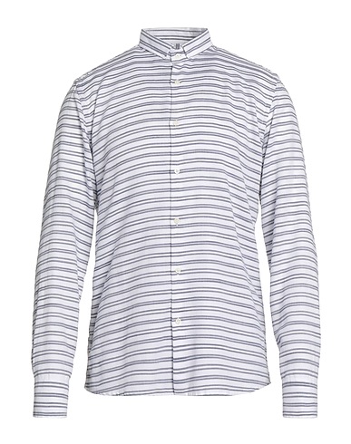BL.11  BLOCK ELEVEN Striped shirt White 100% Cotton