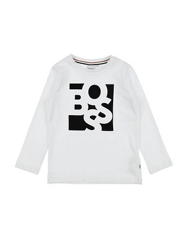 BOSS T-shirt White 96% Cotton, 4% Elastane