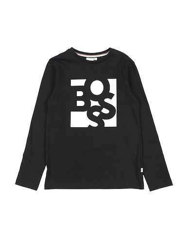BOSS T-shirt Nero 96% Cotone, 4% Elastan