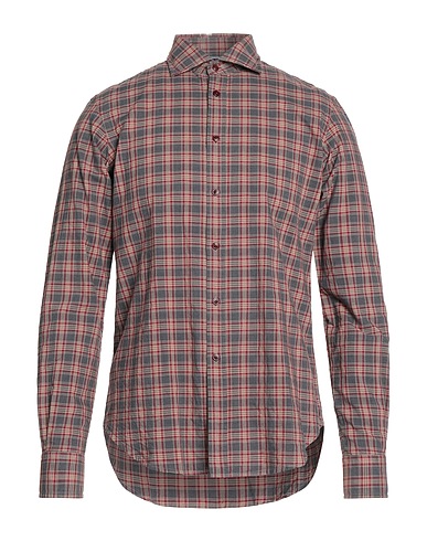 KOIKE Checked shirt Grey 100% Cotton