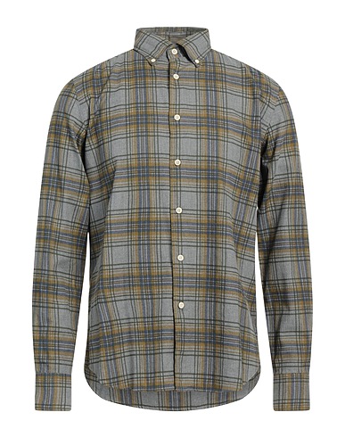 KOIKE Checked shirt Grey 100% Cotton