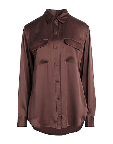 EQUIPMENT Silk shirts & blouses Brown 100% Silk