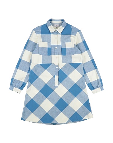 WOOLRICH Dress Pastel blue 100% Cotton