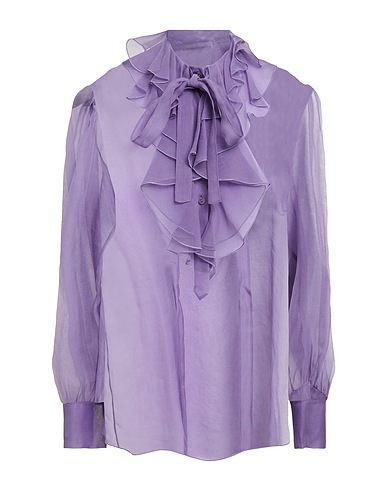 ALBERTA FERRETTI シルクトップス パープル シルク 100%