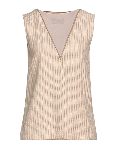 TRUSSARDI Top Beige 97% Viscosa, 3% Poliammide, Poliestere