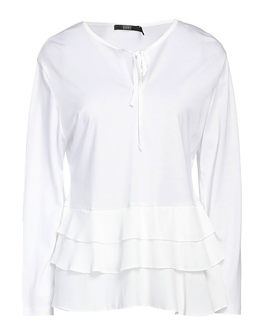SEVENTY VENEZIA トップス ホワイト テンセル 67% / コットン 33% / アセテート / シルク