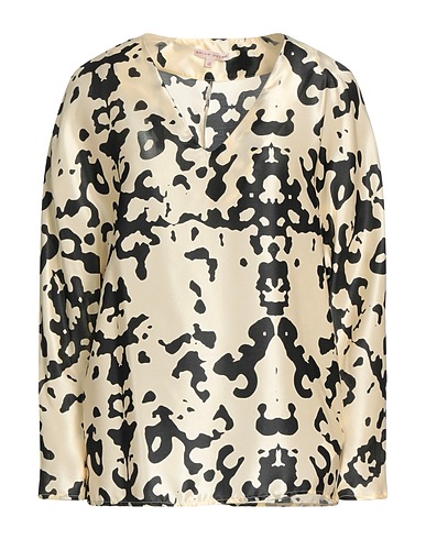 BRIAN DALES Silk top Beige 100% Silk