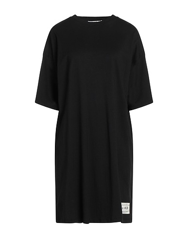 NA-KD Short dress Black 100% Cotton