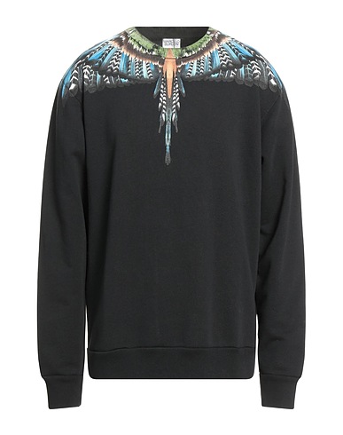 MARCELO BURLON Sweatshirt Black 100% Cotton