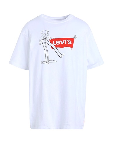 LEVI'S T-shirt GRAPHIC JET TEE White 100% Cotton