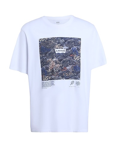 LEVI'S Basic T-Shirt SS RELAXED FIT TEE White 100% Cotton