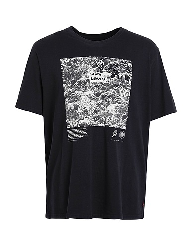 LEVI'S Basic T-Shirt SS RELAXED FIT TEE Schwarz 100% Baumwolle