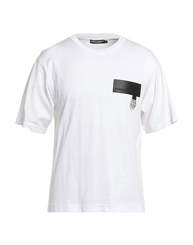 DOLCE&GABBANA T-Shirt Weiß 100% Baumwolle