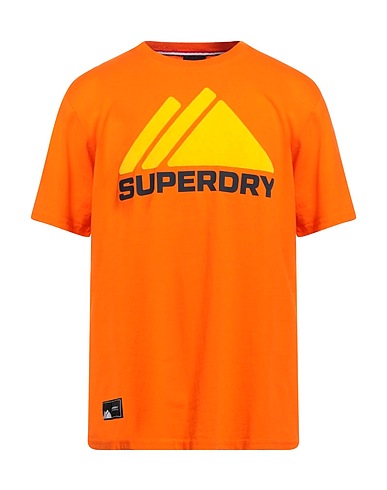 SUPERDRY Basic T-Shirt Orange 100% Cotton
