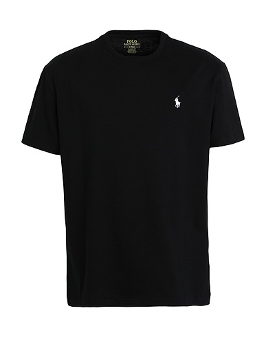 POLO RALPH LAUREN Basic T-Shirt Black 100% Cotton