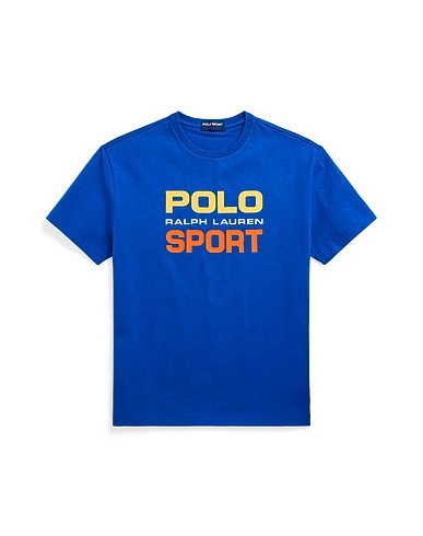 POLO RALPH LAUREN T-shirt basique CLASSIC FIT POLO SPORT JERSEY T-SHIRT
 Bleu électrique 100% Coton