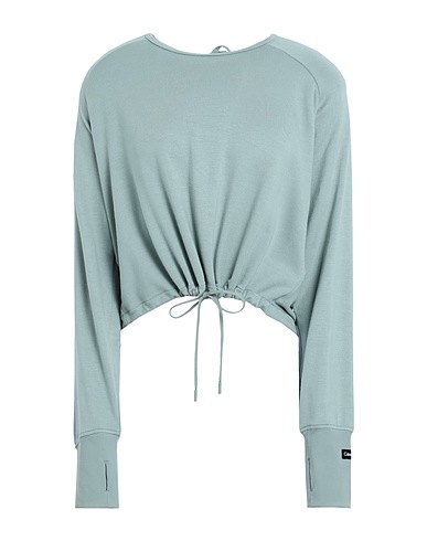 CALVIN KLEIN PERFORMANCE Sweatshirt Salbeigrün 95% Modal, 5% Elastan