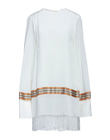 JIL SANDER Top Ivory 89% Viscose, 11% Acetate