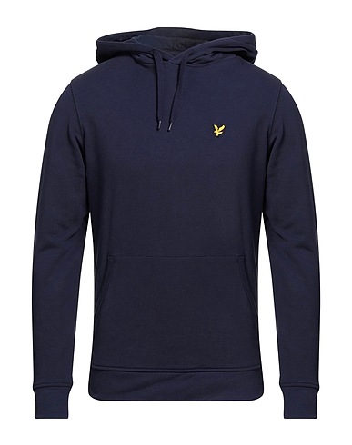 LYLE & SCOTT Hooded sweatshirt VINTAGE Midnight blue 100% Organic cotton