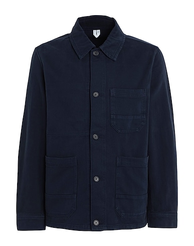 ARKET - | Midnight blue Men‘s Solid Color Shirt | YOOX