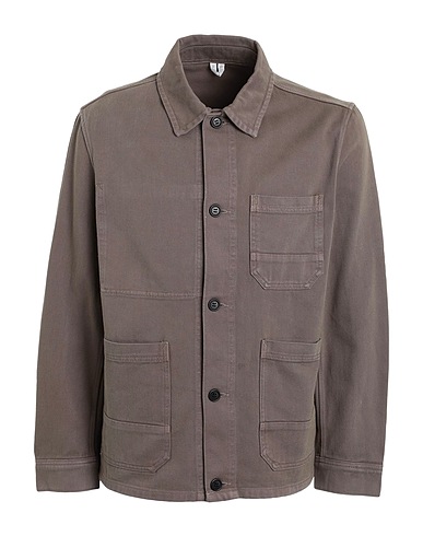 ARKET Solid colour shirt - Khaki 100% Cotton