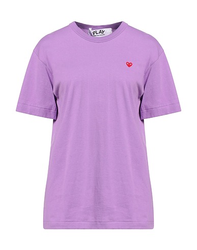 COMME des GARÇONS PLAY T-shirt Mauve 100% Cotton