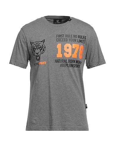 PLEIN SPORT T-shirt Grey 100% Cotton