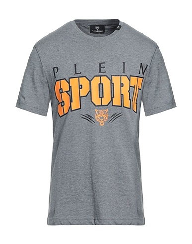 PLEIN SPORT T-Shirt Grau 100% Baumwolle