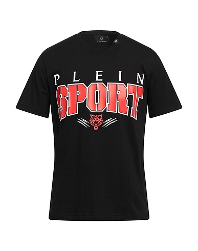 PLEIN SPORT T-Shirt Schwarz 100% Baumwolle