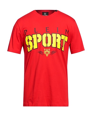 PLEIN SPORT T-shirt Red 100% Cotton