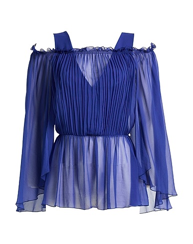 ALBERTA FERRETTI Top Blue 74% Acetate, 26% Viscose