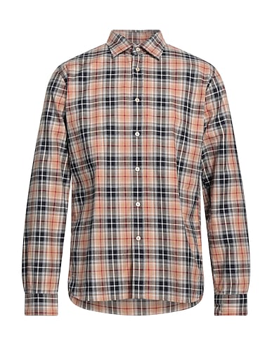 XACUS Checked shirt Sand 100% Cotton