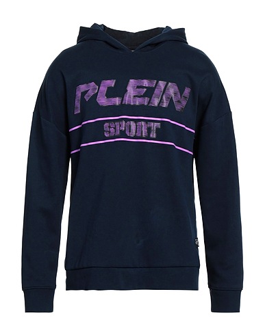 PLEIN SPORT Sweat-shirt Bleu nuit 52% Coton, 48% Polyester