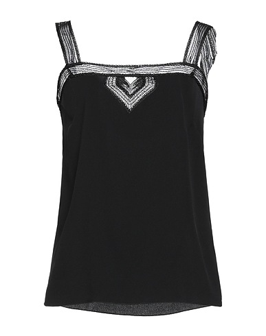 ALBERTA FERRETTI Camisole Black 65% Acetate, 35% Silk