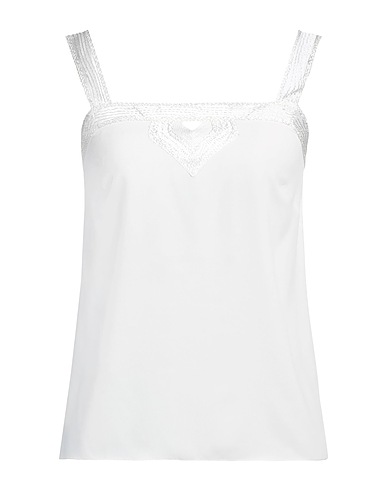 ALBERTA FERRETTI Camisole White 65% Acetate, 35% Silk